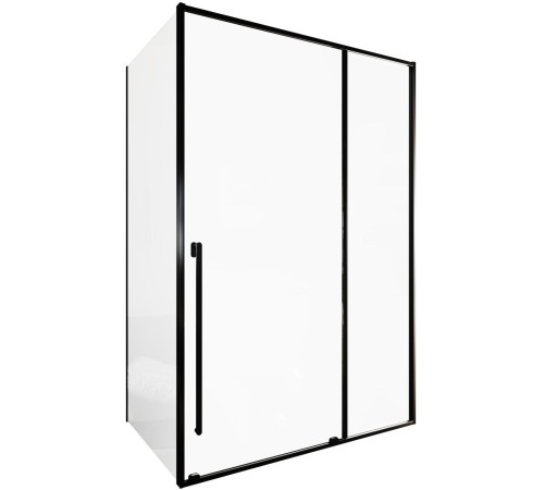 Душевой уголок Allen Brau Fantasy 140x80 3.11008.31 + 3.11012.31 черный матовый