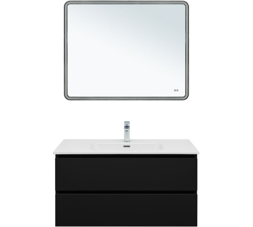 Тумба под раковину Aquanet Вега 2.0 100 черный
