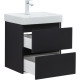 Тумба под раковину Aquanet Вега 2.0 50 черный