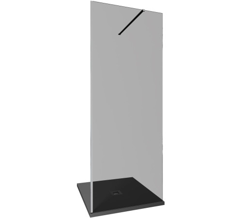 Душевая перегородка Allen Brau Infinity 1 80 3.21002.BA.T серебро браш