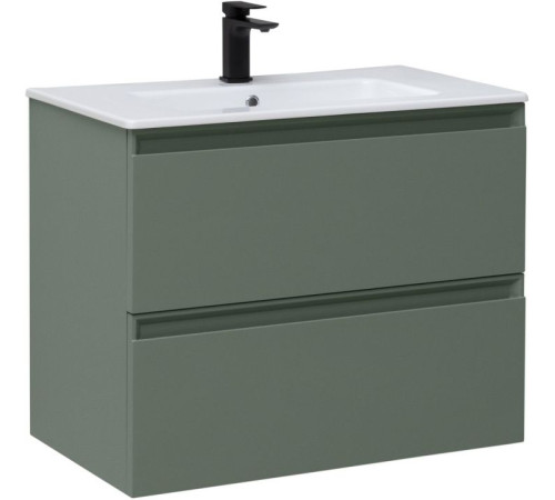 Тумба под раковину Allen Brau Eclipse 80 1.E1002.CGM олива матовый