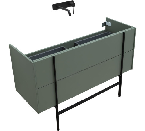 Тумба под раковину Allen Brau Reality 120 1.32008.CGM олива матовый