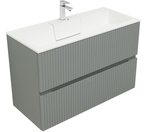 Тумба под раковину Aquanet Джейн 100 мисти грин