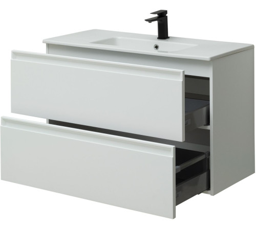 Тумба под раковину Allen Brau Eclipse 100 1.E1003.WM белый матовый