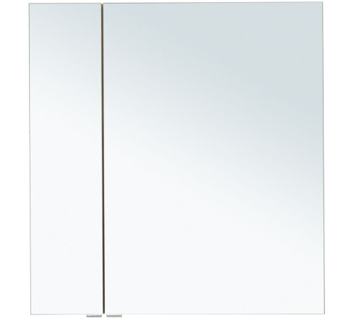 Зеркальный шкаф Aquanet Алвита New 80 дуб веллингтон белый