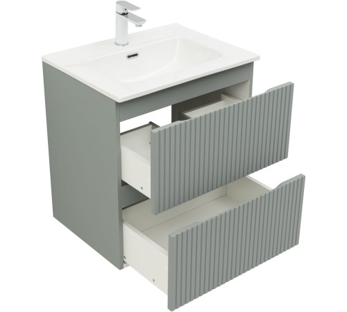 Тумба под раковину Aquanet Джейн (Flat) 60 мисти грин