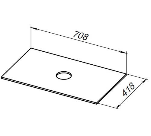 Столешница Allen Brau Liberty 75 1.33007.M мрамор