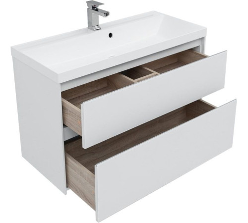 Мебель для ванной Aquanet Гласс 100 белый