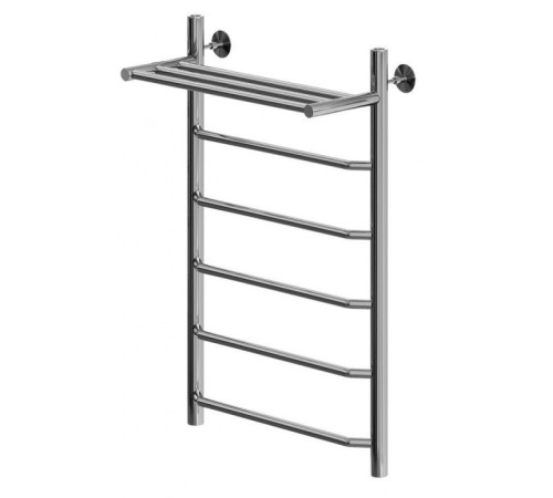 Полотенцесушитель водяной Aquanet Fiona с полкой 800x500, хром