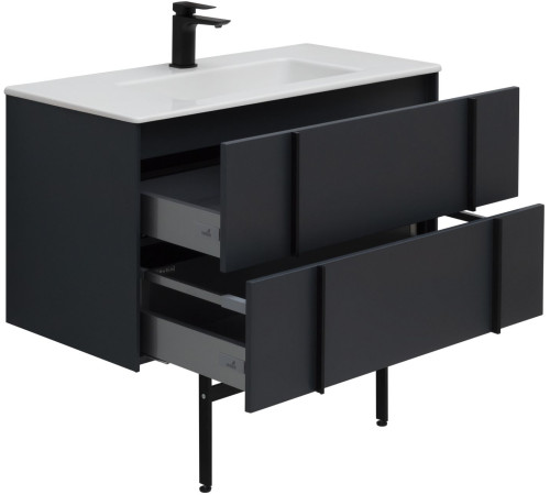Тумба под раковину Allen Brau Reality 90 1.32006.AM антрацит матовый