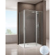 Душевой уголок Allen Brau Priority 100x100 3.31029.BA + 3.31047.BA серебро браш