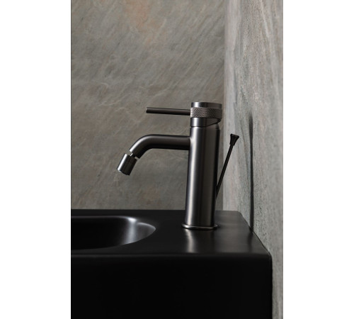 Смеситель для биде Allen Brau Priority 5.31A04-MG (с донным клапаном) графит браш