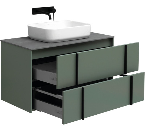 Тумба под раковину Allen Brau Reality 90 1.32006.CGM олива матовый
