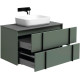 Тумба под раковину Allen Brau Reality 90 1.32006.CGM олива матовый