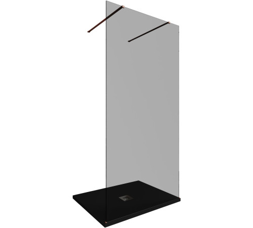 Душевая перегородка Allen Brau Infinity 2 100 3.21042.60.T медь браш