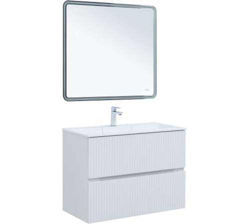 Тумба под раковину Aquanet Джейн 90 белый матовый