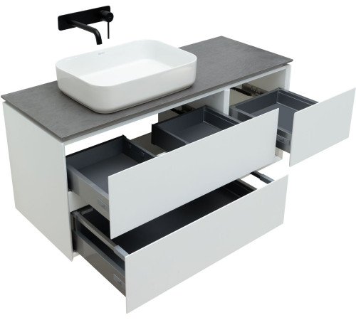 Тумба под раковину Allen Brau Infinity 120 1.21005.WM L белый матовый