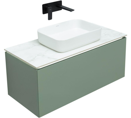 Тумба под раковину Allen Brau Infinity 100 1.21004.CGM олива матовый