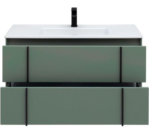 Тумба под раковину Allen Brau Reality 100 1.32007.CGM олива матовый