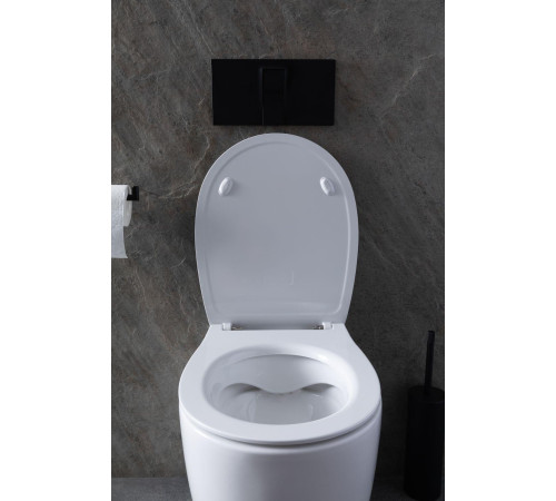 Чаша приставного унитаза Allen Brau Fantasy 4.11007.20 белый глянец