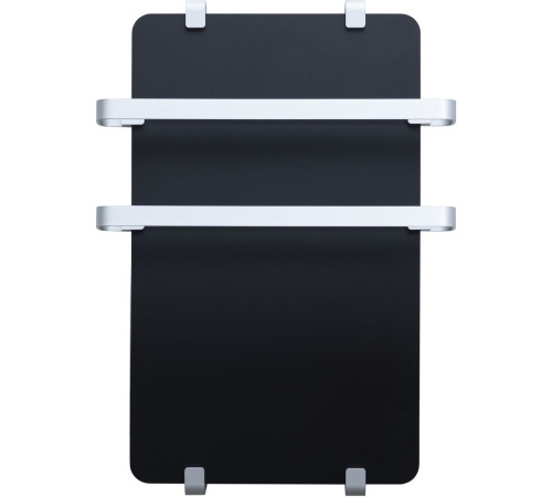 Полотенцесушитель электрический Allen Brau Infinity 60x44 с рейлингом 2.0 и креплением, серебро браш