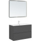 Тумба под раковину Aquanet Арт 90 ясень графит
