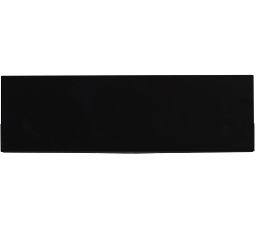 Полка Aquanet Магнум 28x28 черная матовая, угловая