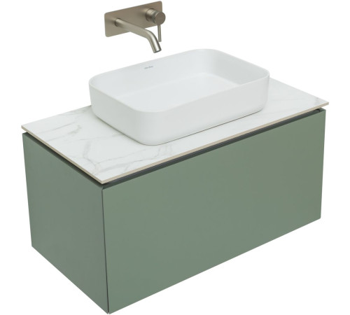 Тумба под раковину Allen Brau Infinity 85 1.21002.CGM олива матовый