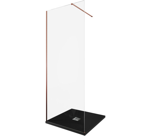 Душевая перегородка Allen Brau Infinity 1 80 3.21005.60 медь браш