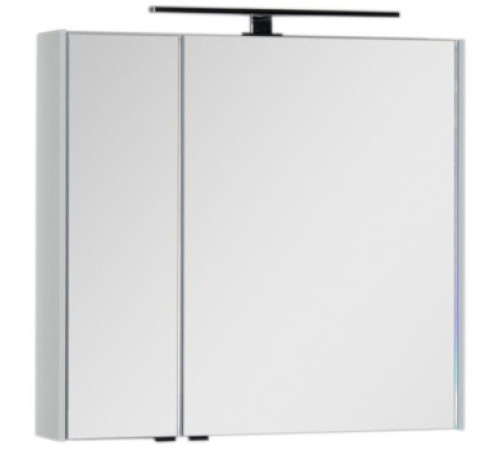 Зеркальный шкаф Aquanet Латина 80 белый