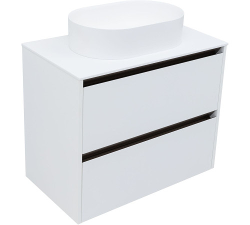 Тумба под раковину Allen Brau Activity 80 1.34012.WM белый матовый/олива браш