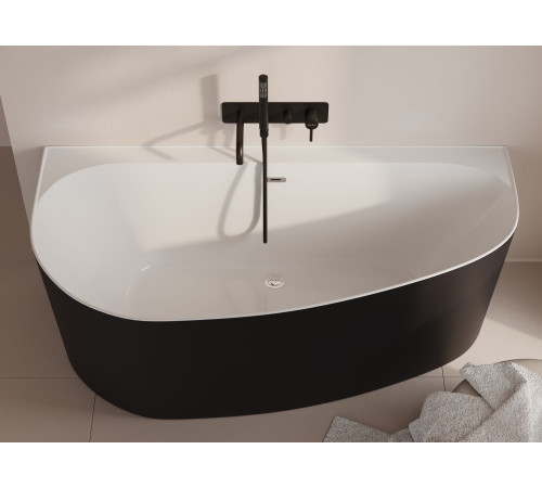 Смеситель для ванны Allen Brau Priority 5.31A05-31 (с внутренней частью) черный матовый