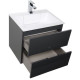 Тумба под раковину Aquanet Алвита 60 серый антрацит