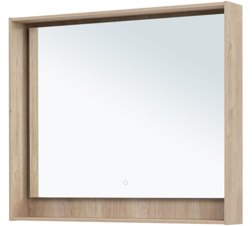 Зеркало Aquanet Милан 100 дуб светлый