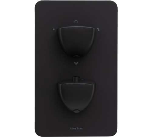 Смеситель для ванны Allen Brau Infinity 5.21316-31 (с внутренней частью, 3 выхода) черный матовый