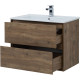 Тумба под раковину Aquanet Милан 85 дуб рустикальный