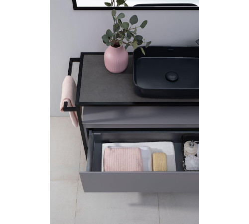 Тумба под раковину Allen Brau Priority 120 1.31004.PGM платина матовый