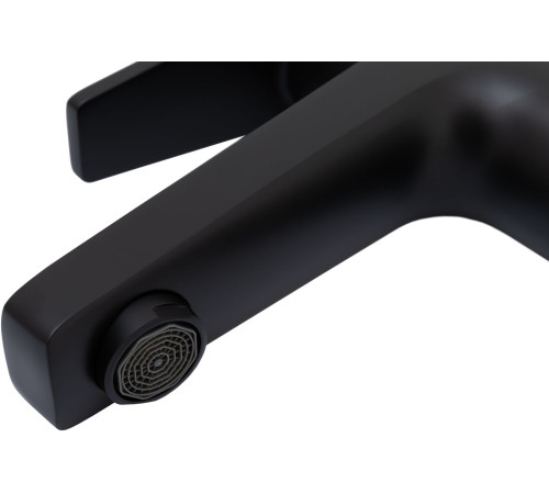 Смеситель для раковины Allen Brau Eclipse 5.E1001-31 (с донным клапаном) черный матовый