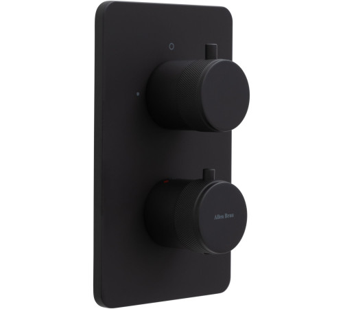 Смеситель для ванны Allen Brau Priority 5.31213-31 (с внутренней частью, 2 выхода) черный матовый