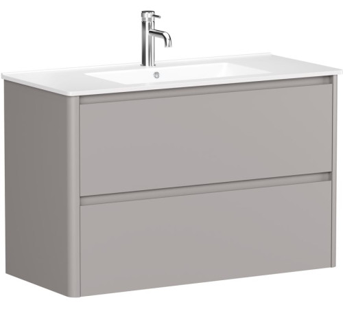 Тумба под раковину Allen Brau Gravity 100 1.370010.PGM платина матовый