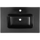Раковина Aquanet Flat 70 черная матовая
