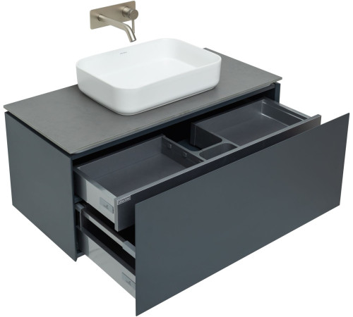 Тумба под раковину Allen Brau Infinity 100 1.21004.AM антрацит матовый