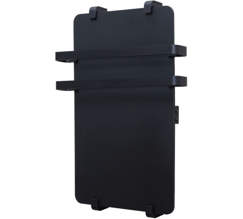 Полотенцесушитель электрический Allen Brau Infinity 60x44 с рейлингом 2.0 и креплением, черный матовый