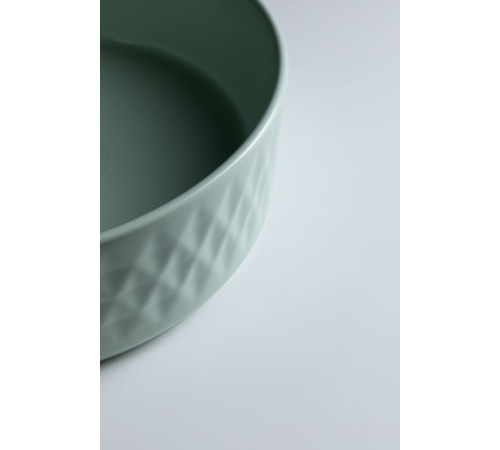 Раковина накладная Allen Brau Fantasy Romb 36 4.11033.MT мятный