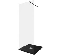 Душевая перегородка Allen Brau Infinity 1 80 3.21003.BBA черный браш