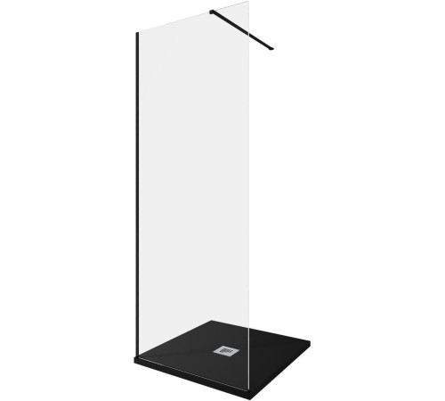 Душевая перегородка Allen Brau Infinity 1 80 3.21003.BBA черный браш