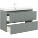 Тумба под раковину Aquanet Джейн (Flat) 100 мисти грин