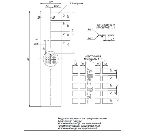 Накладка для сифона Allen Brau Infinity 8.210N3-SS нержавеющая сталь