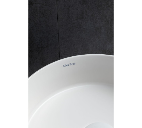 Раковина накладная Allen Brau Fantasy Line 36 4.11032.21 белый матовый