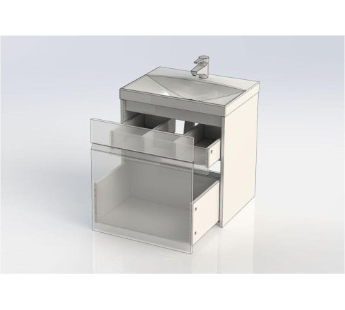 Тумба под раковину Aquanet Палермо 60 белый